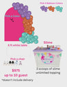 Slime Cart Celebration Package